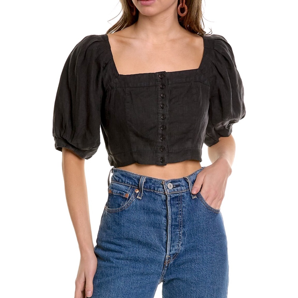 Joie Blanche Linen Top